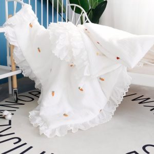 Couverture carottes pour bébé