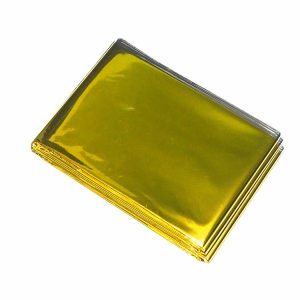 Couverture thermique d’urgence pour kit de survie en plein air